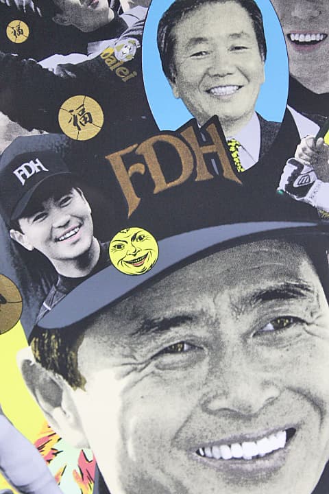 横尾忠則 【FUKUOKA DAIEI HAWKS】 シルクポスター