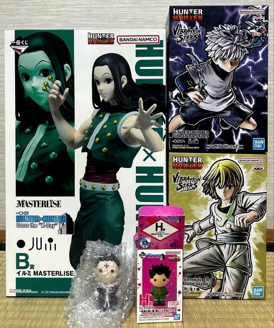 ハンターハンター 一番くじ バイブレーション フィギュア キルア クラピカ