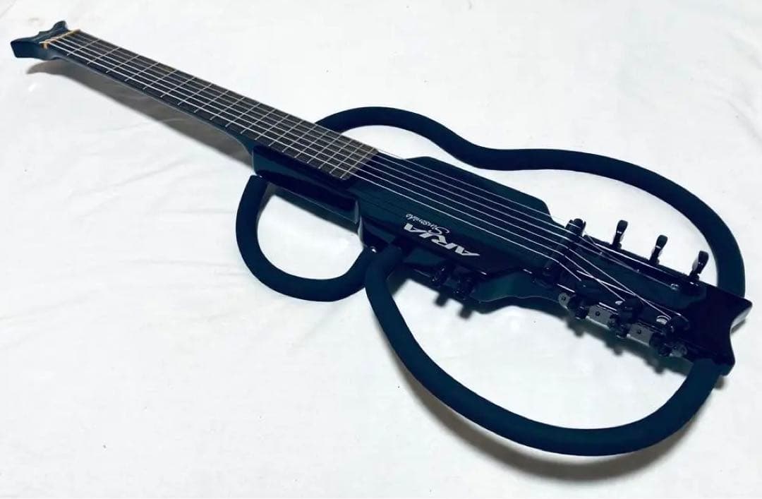 ARIA サイレントギター アリア・シンソニード メンテナンス済み