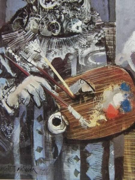 増田　誠【王様と王妃】希少画集画、状態良好、人気作家 、新品高級額装付