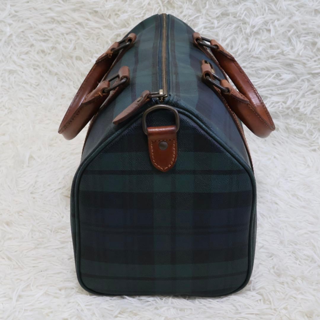 ポロラルフローレン　ボストンバッグ　チェック柄