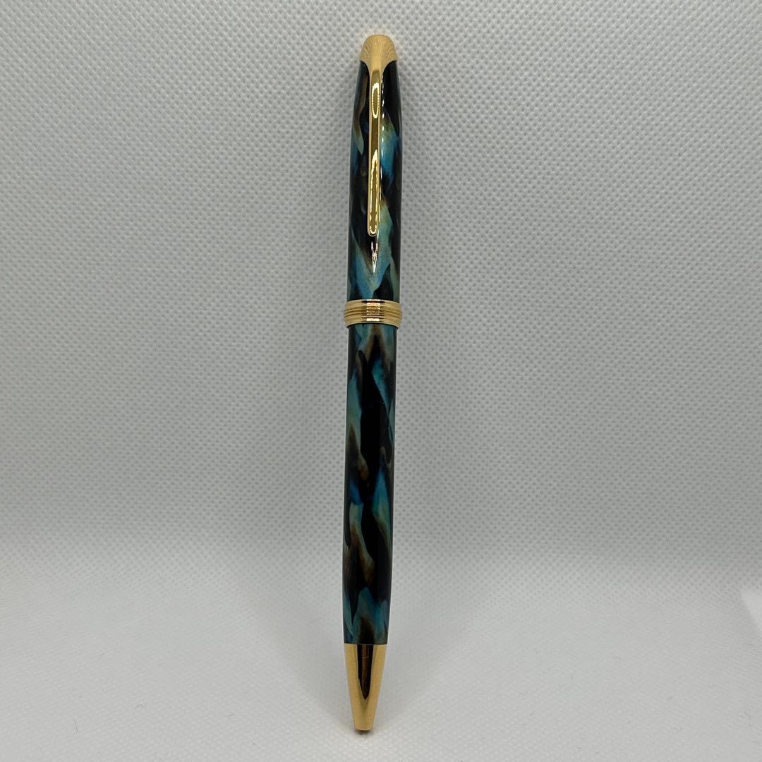 cross ピナクル ピーコックブルー ボールペン