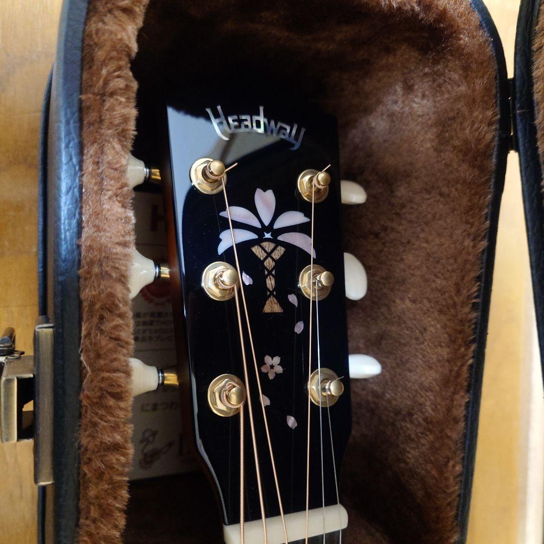 ほぼ新品　HEADWAY　HD-HYUGAZAKURA’25/ATB　桜　ギター