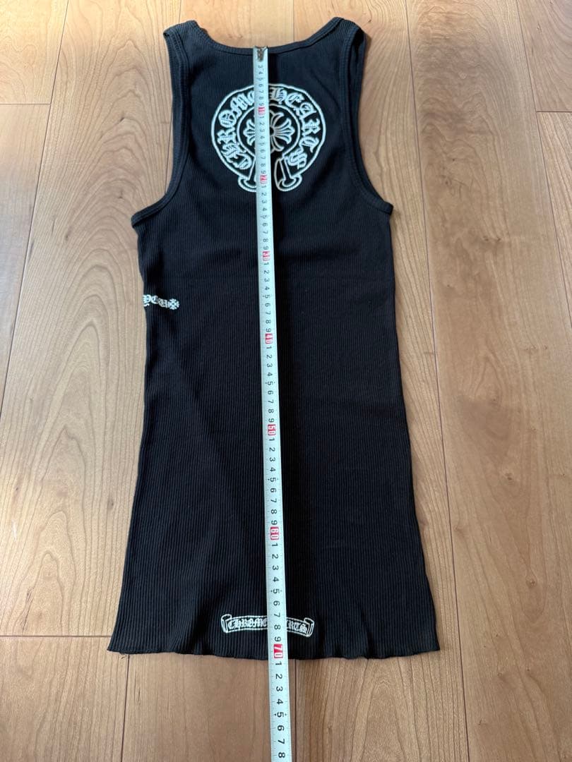 新品未使用 クロムハーツ ホースシュー タンクトップ FUCK YOU 黒 M