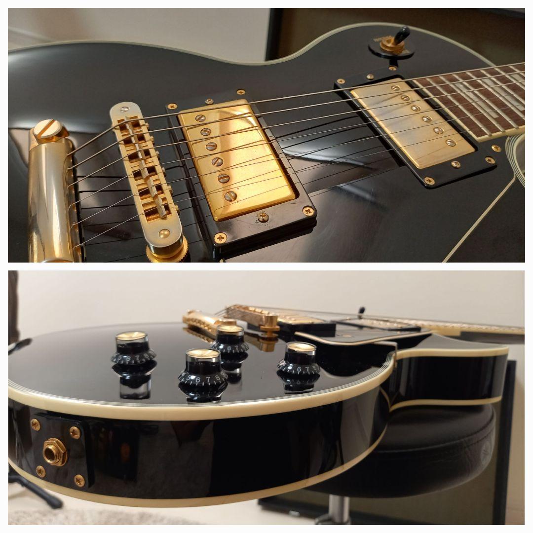 Laid Back レイドバック レスポールカスタムタイプ エレキギター 黒