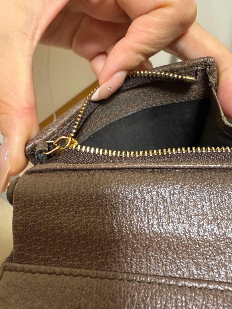 Gucci GGモノグラム 三つ折り財布