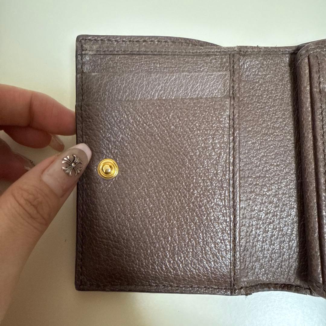 Gucci GGモノグラム 三つ折り財布