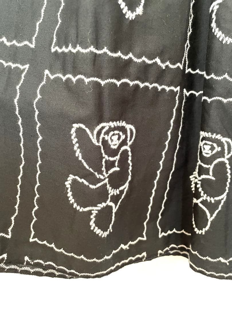 セール⚫︎UNIONINI⚫︎ テディベア刺繍のパンツ 10/12Y