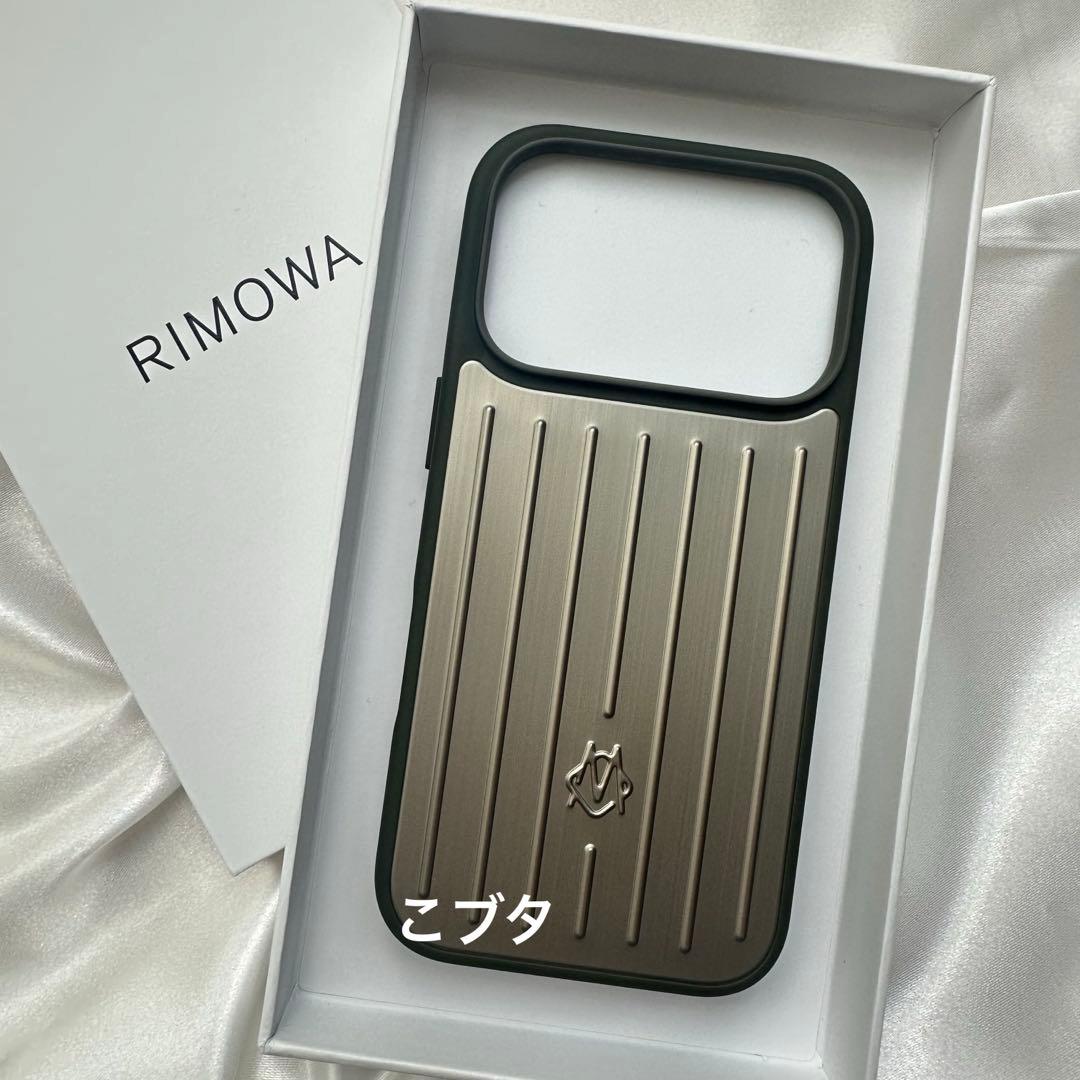 新品未使用【RIMOWA】iPhone 17Proケース アルミニウム チタン