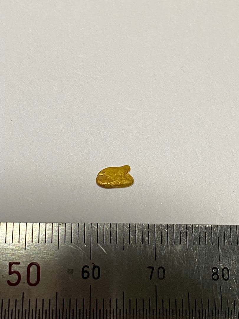 国産 自然金 天然砂金 福井県産　大粒　0.263g ナゲット