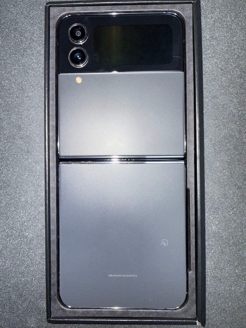 ▲Galaxy Z Flip4▲グラファイト▲SM-F721C▲ サムスン▲