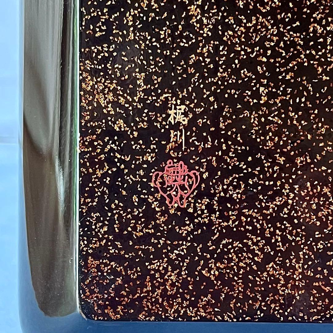 ●梶川銘●蒔絵●香盆●諫鼓●諫鼓蒔絵●螺鈿●梨地●梶川●江戸期