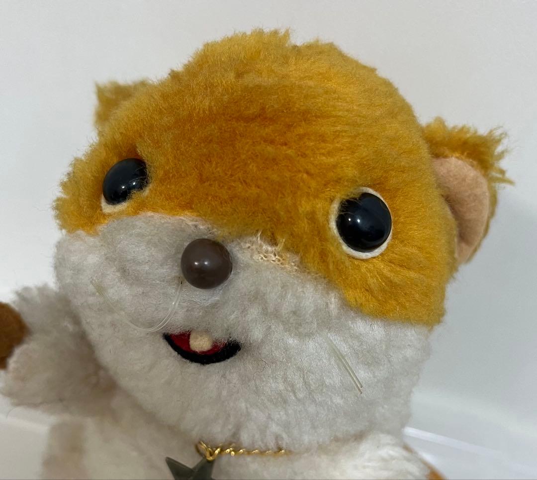 昭和レトロ☆若草のシャルロット スピカ ハムスター ぬいぐるみ 星形ネックレス
