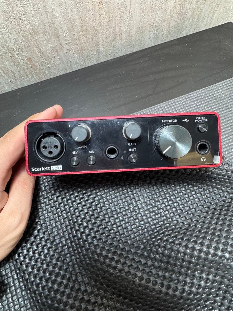DTM・DAW Focusrite Scarlett Solo 3rd Gen