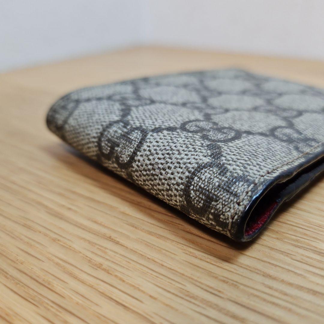 【希少】GUCCI グッチ GG スプリーム メモパッド 手帳カバー ペン付