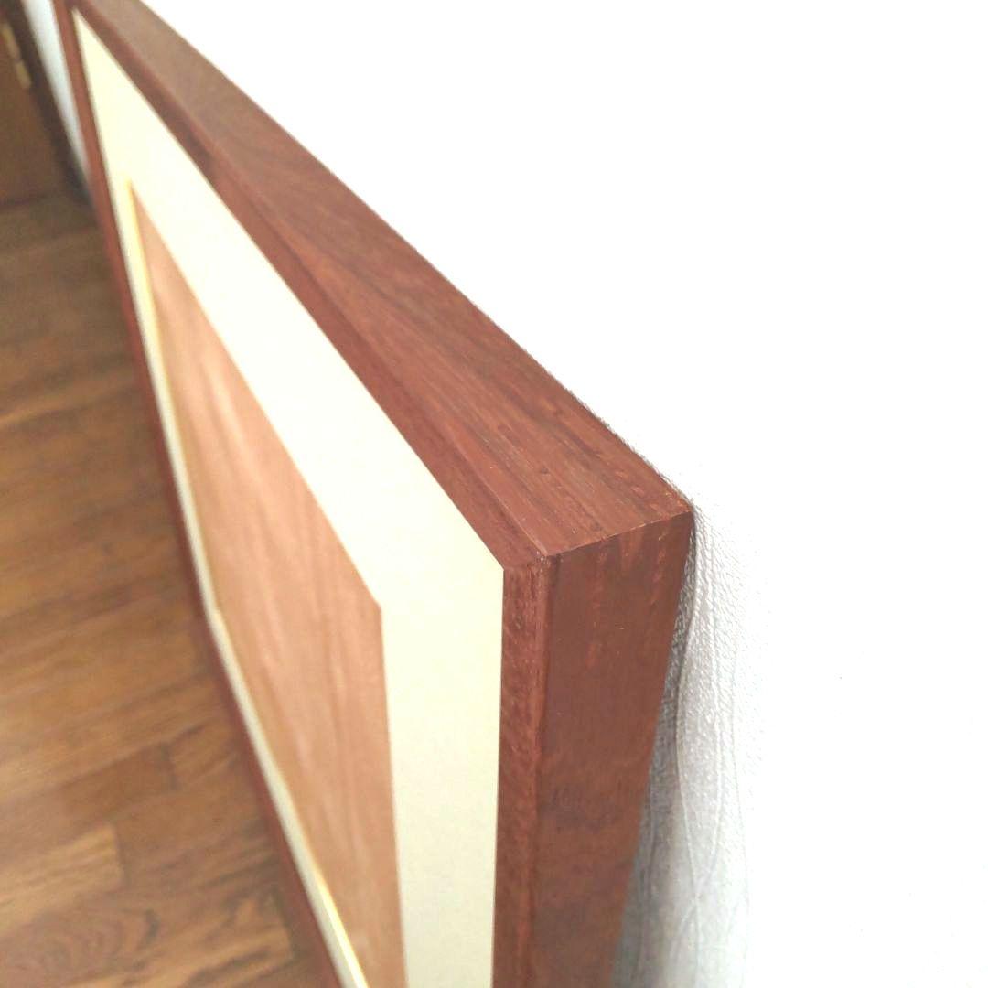 ヴィンテージ 大型 木製 額縁 64×58cm