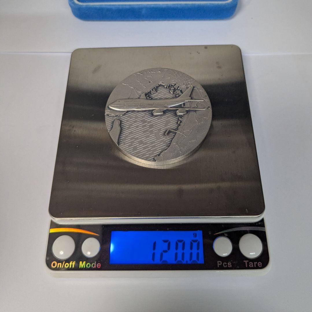 早い者勝ち！関西国際空港開港記念メダル（純銀)120ｇ