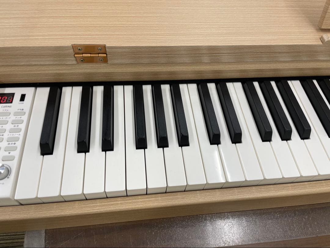 電子ピアノ88鍵盤　ハンマーアクション鍵盤　オークベージュ