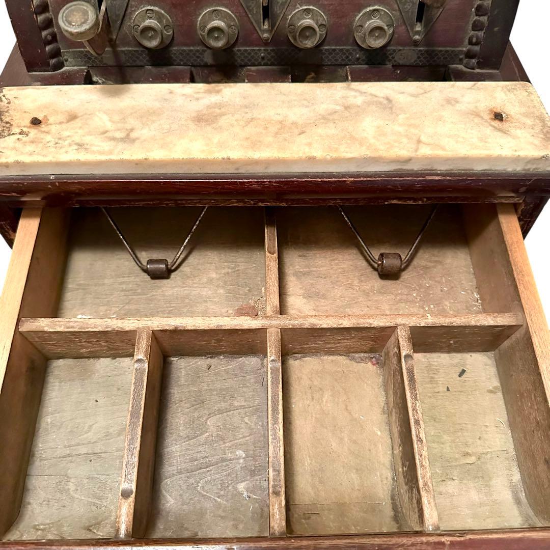 木製レジスター レトロレジスターFUKUNARU REGISTER 大正時代