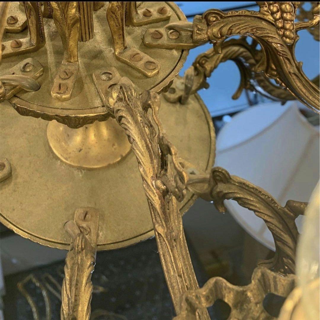 アンティーク真鍮シャンデリア 12灯