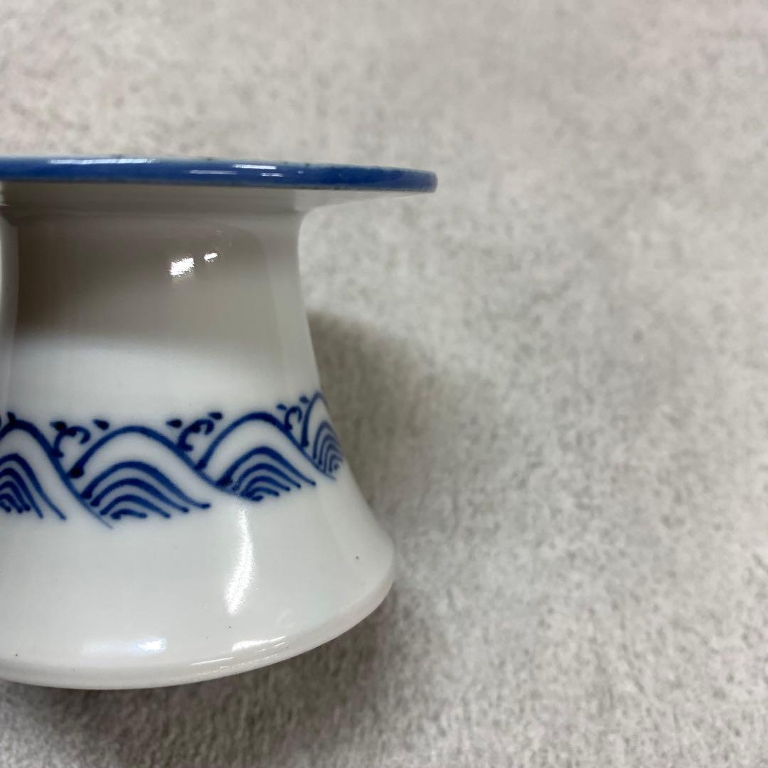 蓋置 高野昭阿弥 月兎 共箱 干支 うさぎ 茶道具 茶の湯 波 B-1