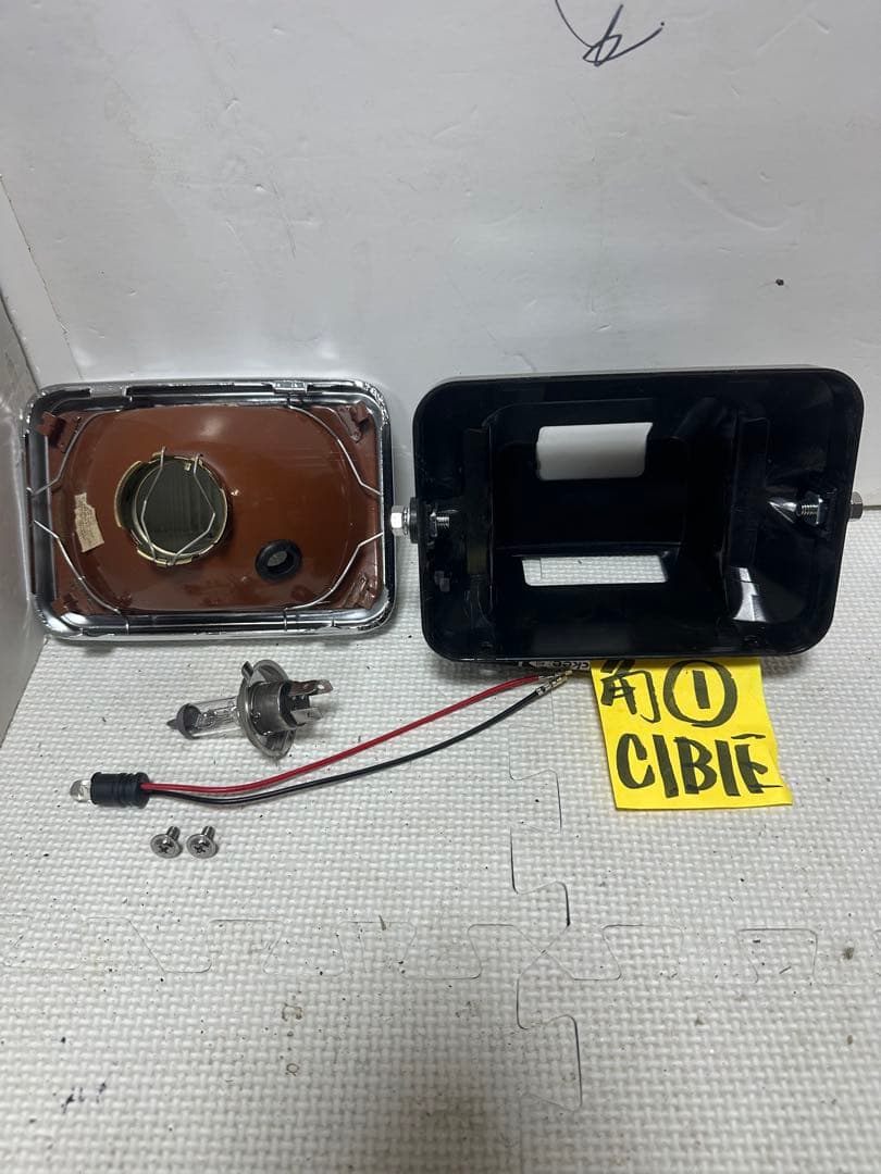 希少当時物シビエ角目ヘッドライトASSY/CIBIE角目/CBR400FGPZ