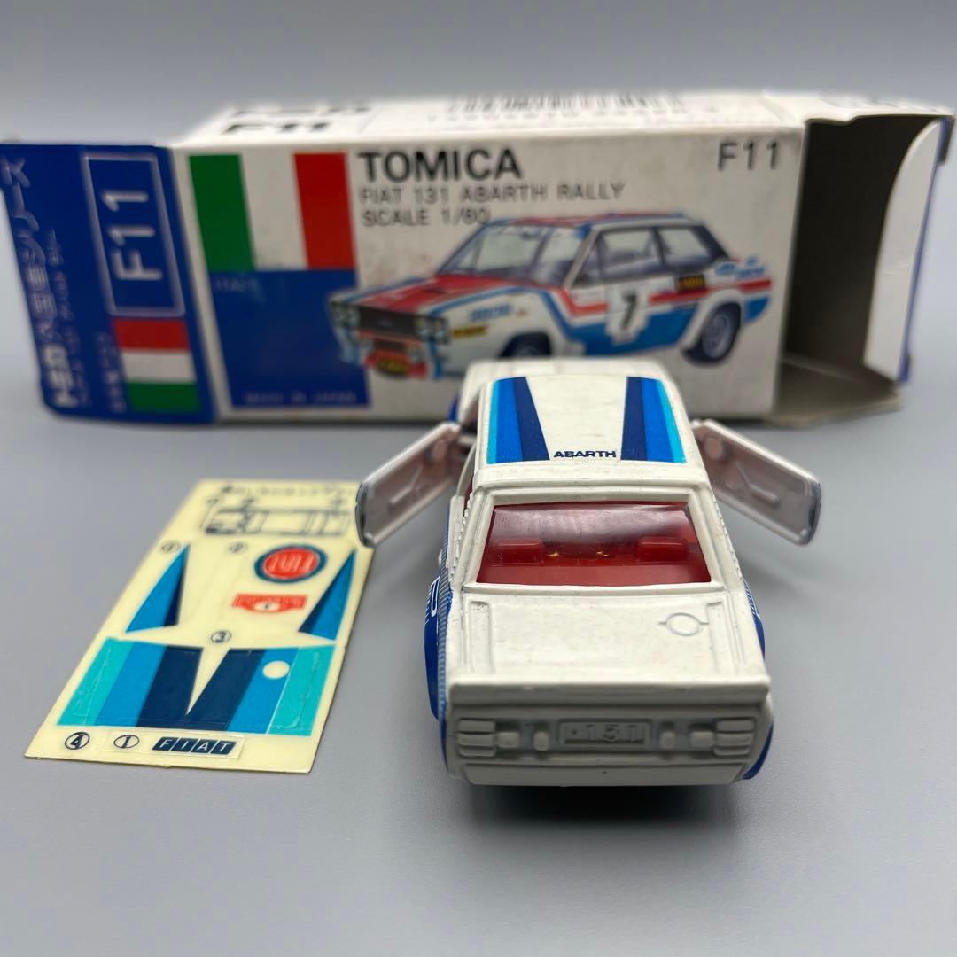 トミカ　外国車シリーズ　F11 フィアット　131 アバルト　ラリー