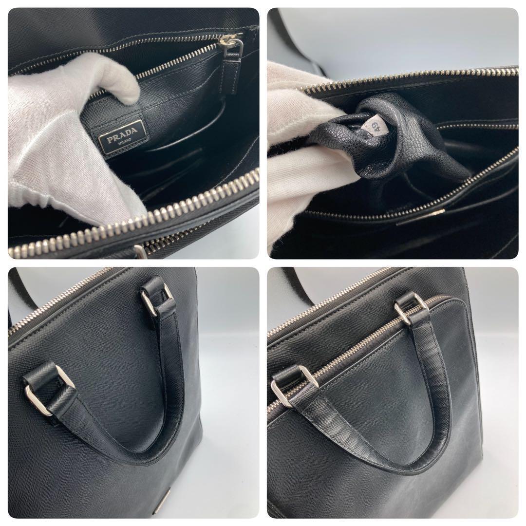 ！PRADA！　プラダ　サフィアーノ　ハンドバック　ビジネスバック