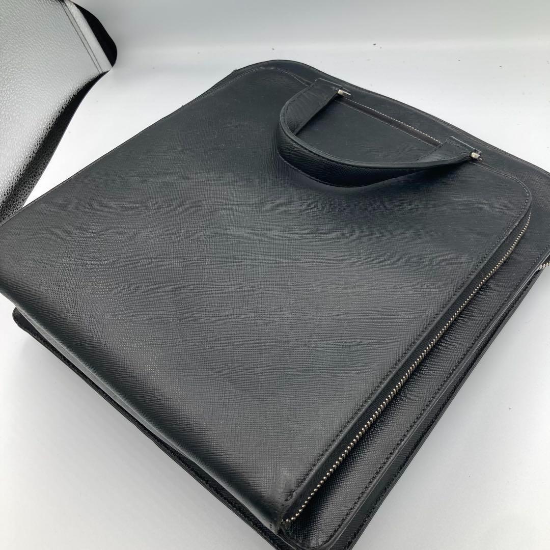 ！PRADA！　プラダ　サフィアーノ　ハンドバック　ビジネスバック