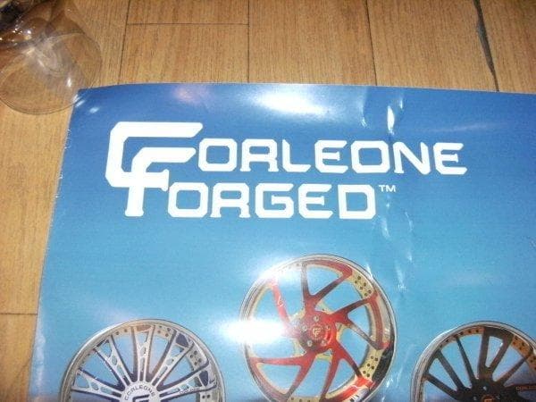 非売品★宣伝用 CORLEONE FORGED WHEELS ポスター