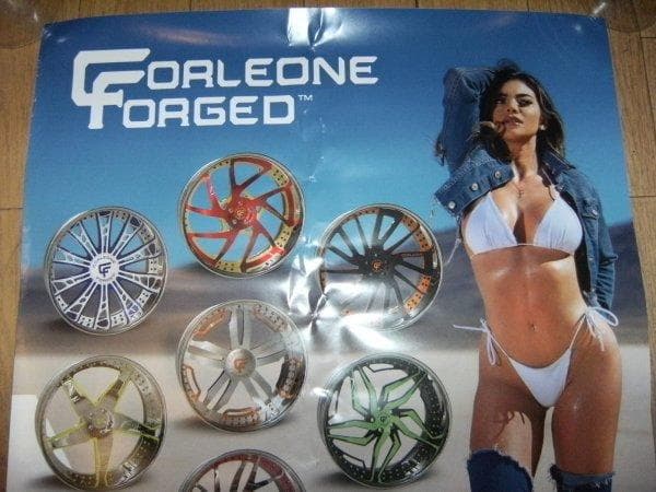 非売品★宣伝用 CORLEONE FORGED WHEELS ポスター