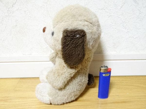 希少 70年代 ビンテージ 犬 ワンちゃん ぬいぐるみ レトロ 昭和 当時物