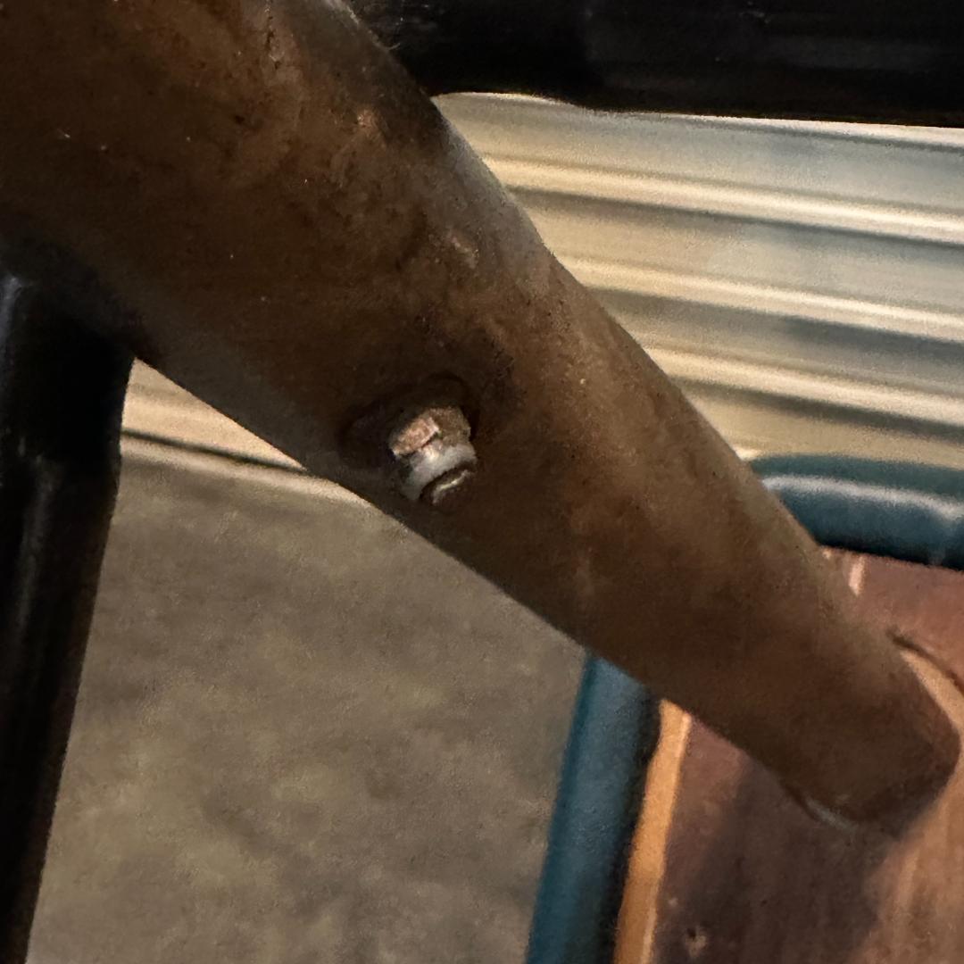 ヴィンテージ レトロ 木製脚ハイスツール バースツール 古家具 カウンターチェア