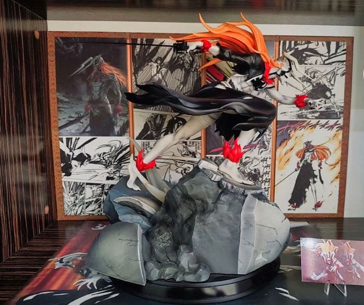 BLEACH 黒衣少年図 黒崎一護 ガレージキット ガレキ スタチュー④①