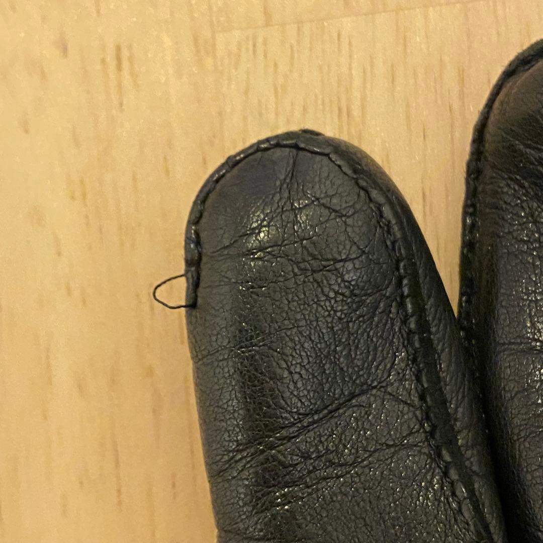 Bottega Veneta（ボッテガヴェネタ）ブラックレザー手袋