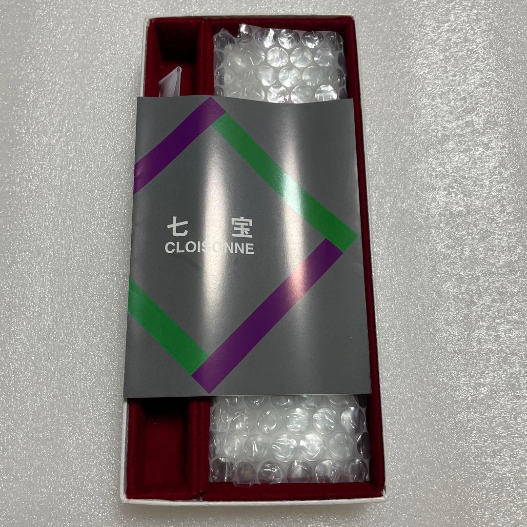 希少　ANDO 宮内庁御用達　安藤七宝店　七宝ボールペンとペン皿のセット