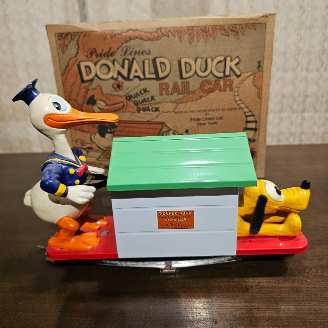 PRIDE LINES ドナルドダック レールカー レールセット付き