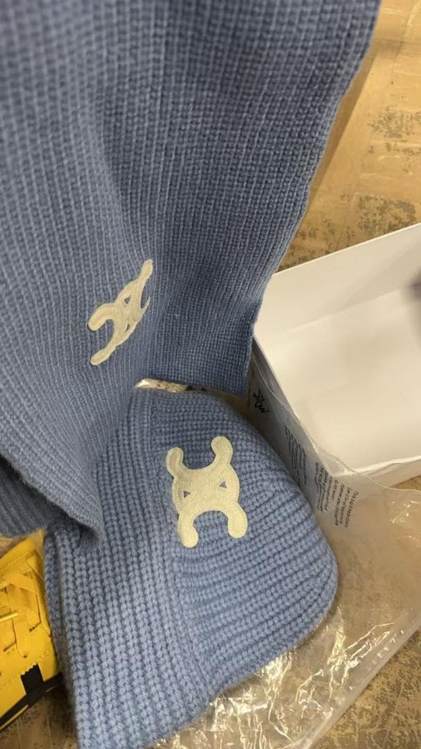 Celine スカーフ ニット帽 2点