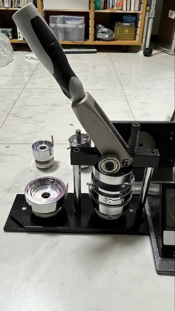 缶バッジマシーンセット56mmカット 32mmカット Zピン56mmx557個