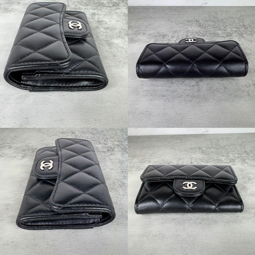 CHANEL シャネル　マトラッセ　ケース　ラムスキン　カードケース