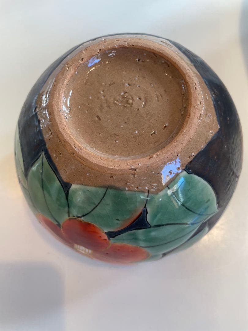 陶葊　陶あん　深鉢　銀彩　レア