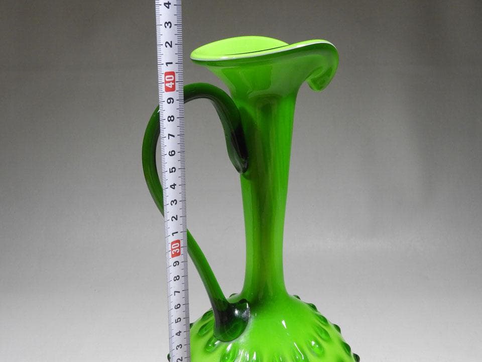 ●60s ヴェトレリア工房 ムラーノ風 大きい花瓶 高さ42cm 重さ1570g