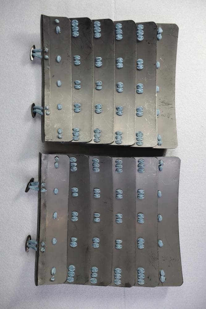 キ*ー様 大人が着用可能な甲冑一式／青糸威・黒塗胴・月形前立兜／送料込み