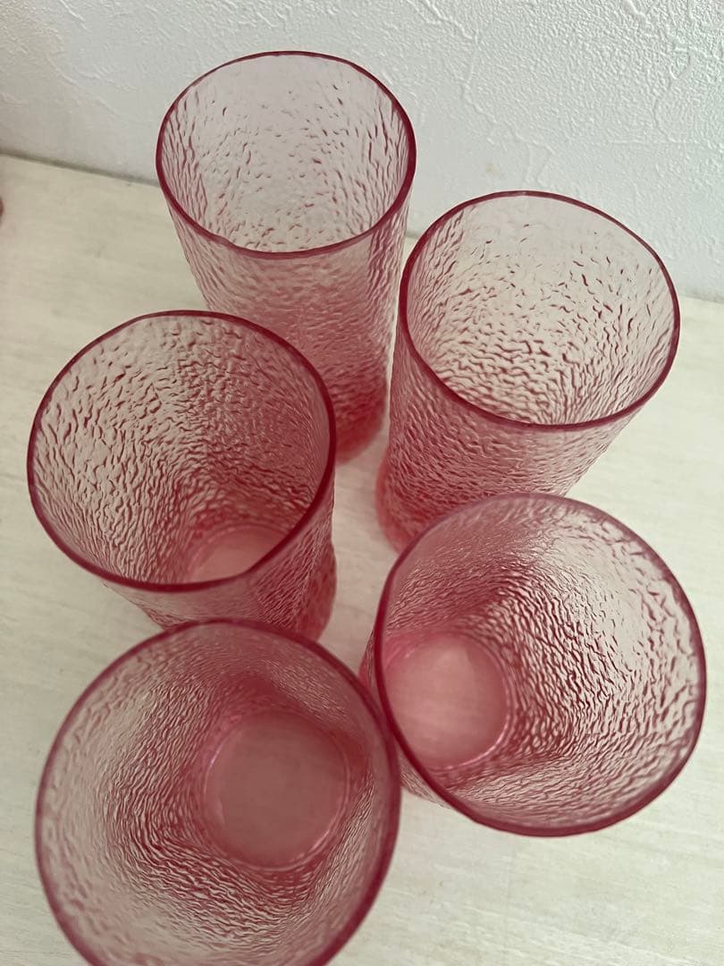 ガラス　水差し　ピッチャー　コップ　グラス　昭和　レトロ