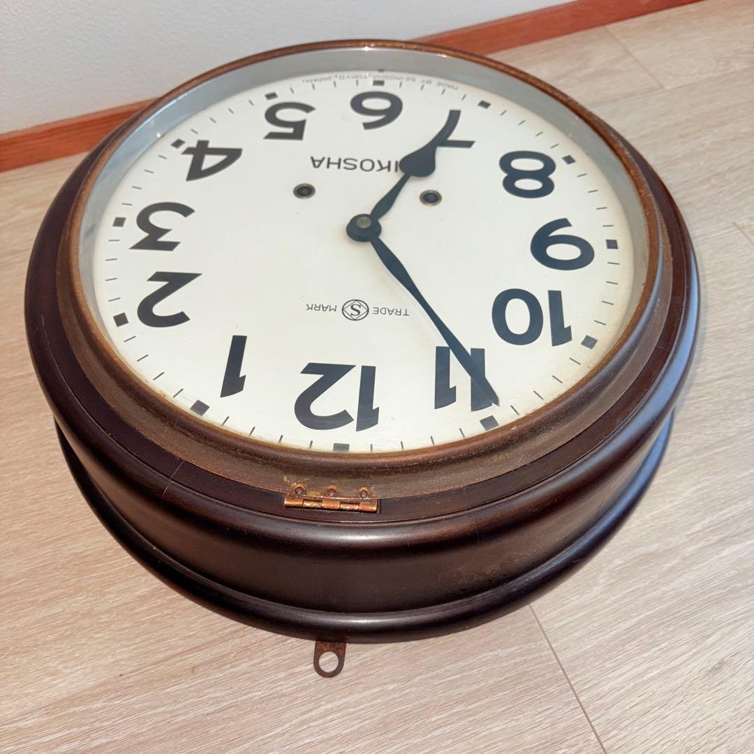 精工舎　SEIKOSHA 壁掛　アンティーク　時計　レトロ　セイコー