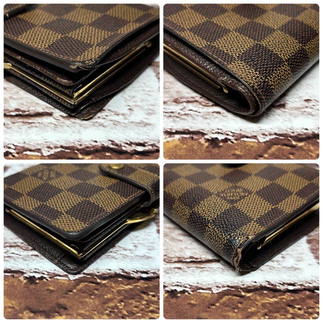 LOUIS VUITTON ルイ ヴィトン ダミエ ヴィエノワ 二つ折り財布