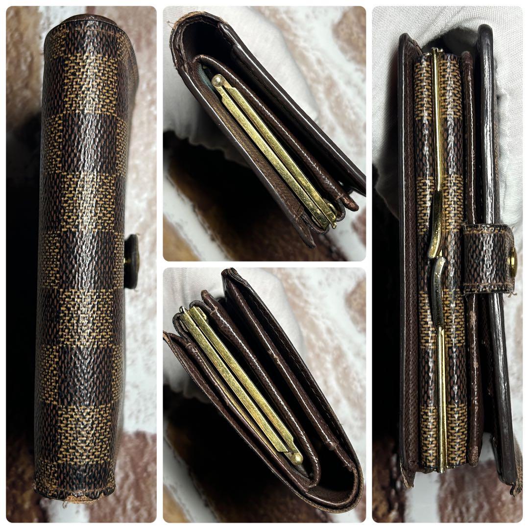 LOUIS VUITTON ルイ ヴィトン ダミエ ヴィエノワ 二つ折り財布
