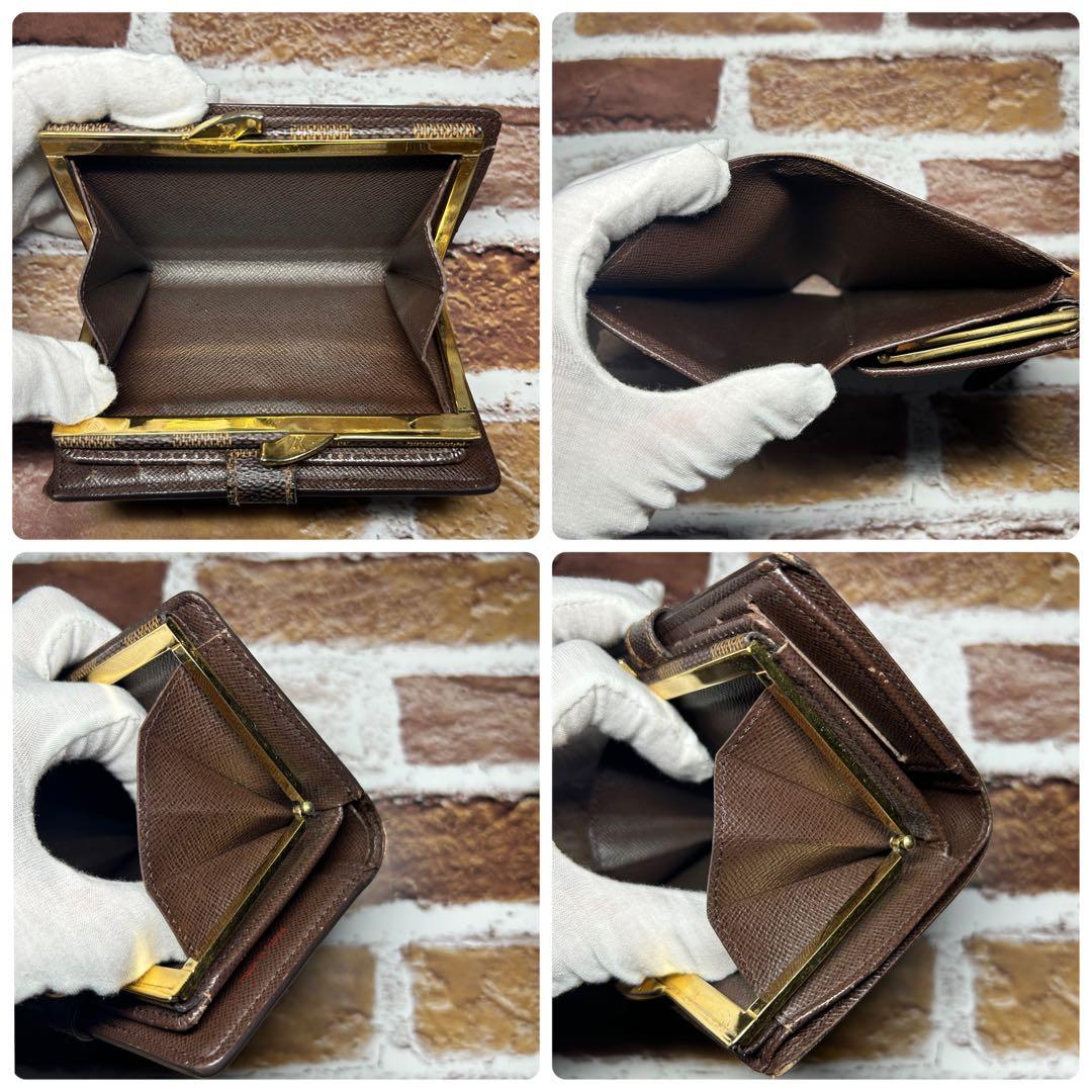 LOUIS VUITTON ルイ ヴィトン ダミエ ヴィエノワ 二つ折り財布