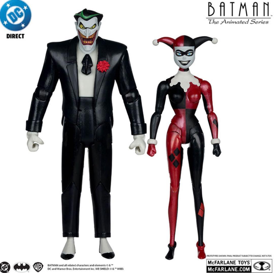 「バットマン アニメイテッド」6インチ・フィギュア　ハーレイ・クイン＆ジョーカー