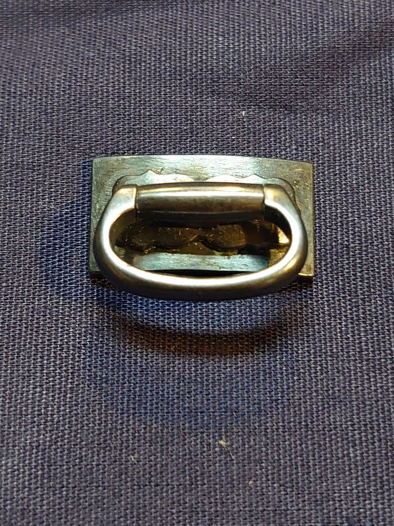 小柄小刀の拵え用に仏具金具師制作、栗形